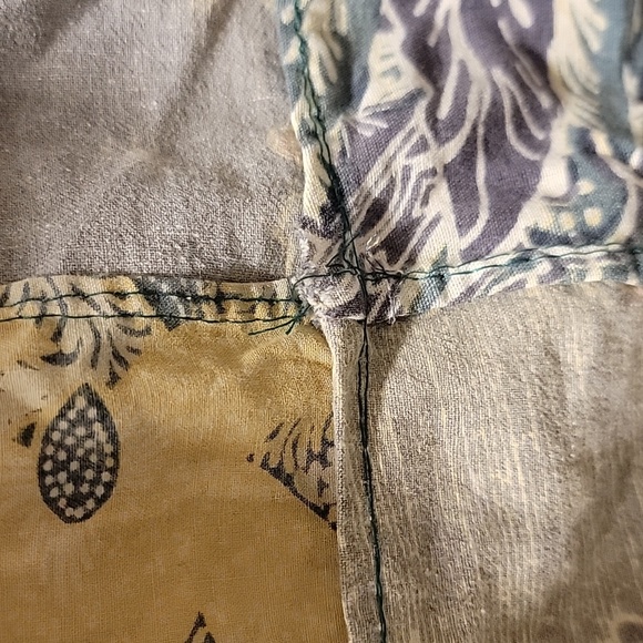 Multicolor patchwork wrap skirt - Picture 8 of 8